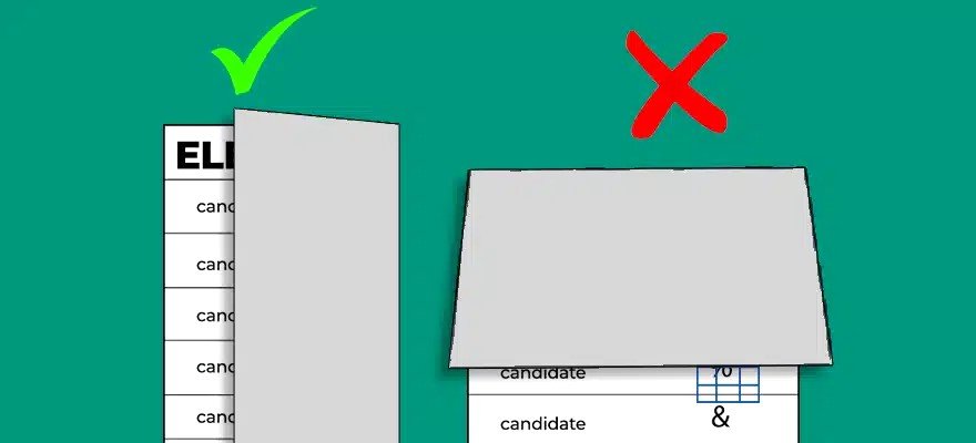 Ballot Paper folding Method